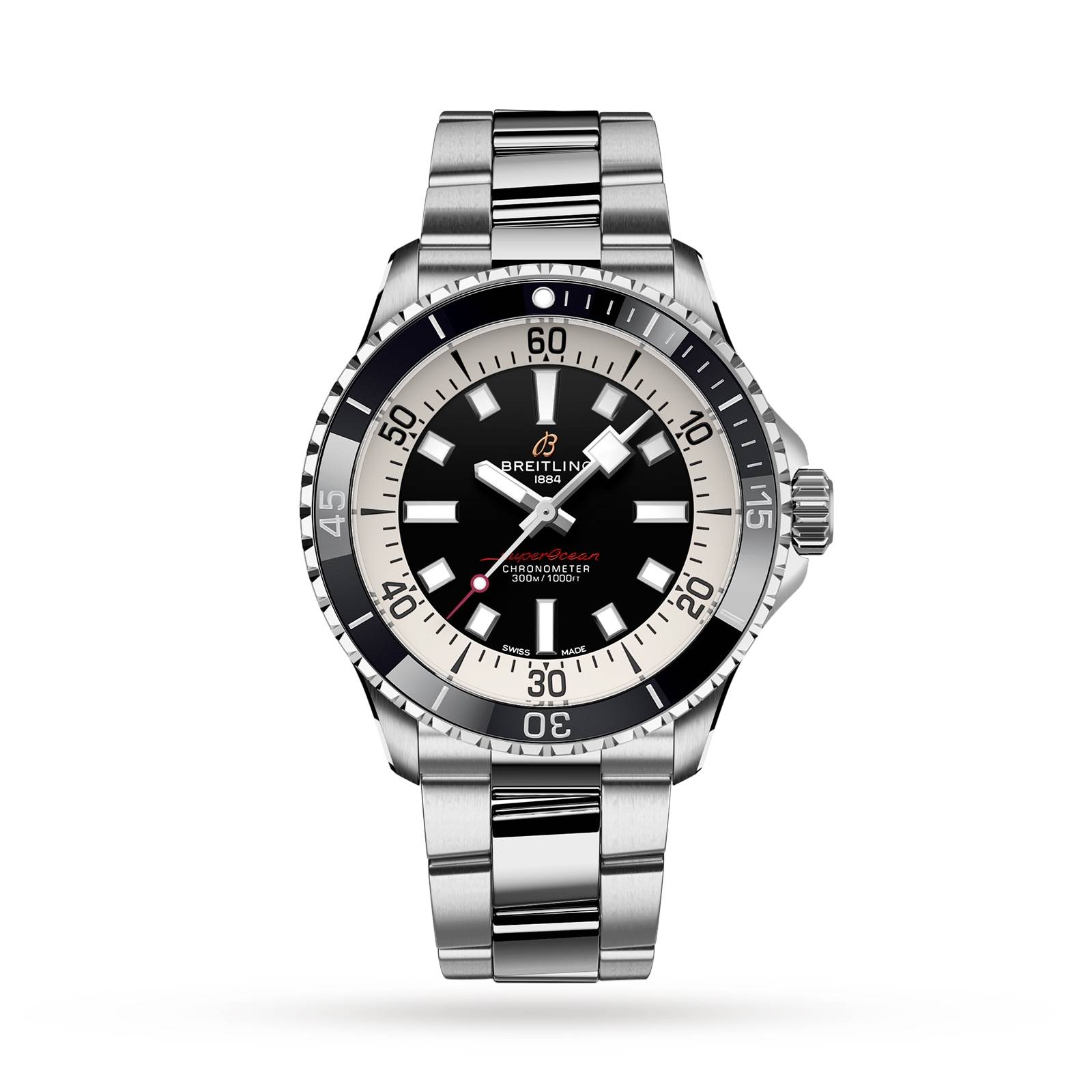 Breitling Superocean 42mm Mens Watch Black-P17532124