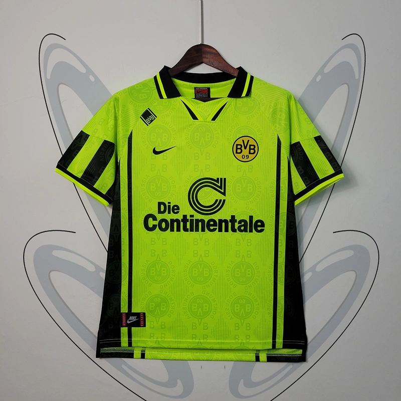 Retro 1996 Dortmund home   Football jersey retro