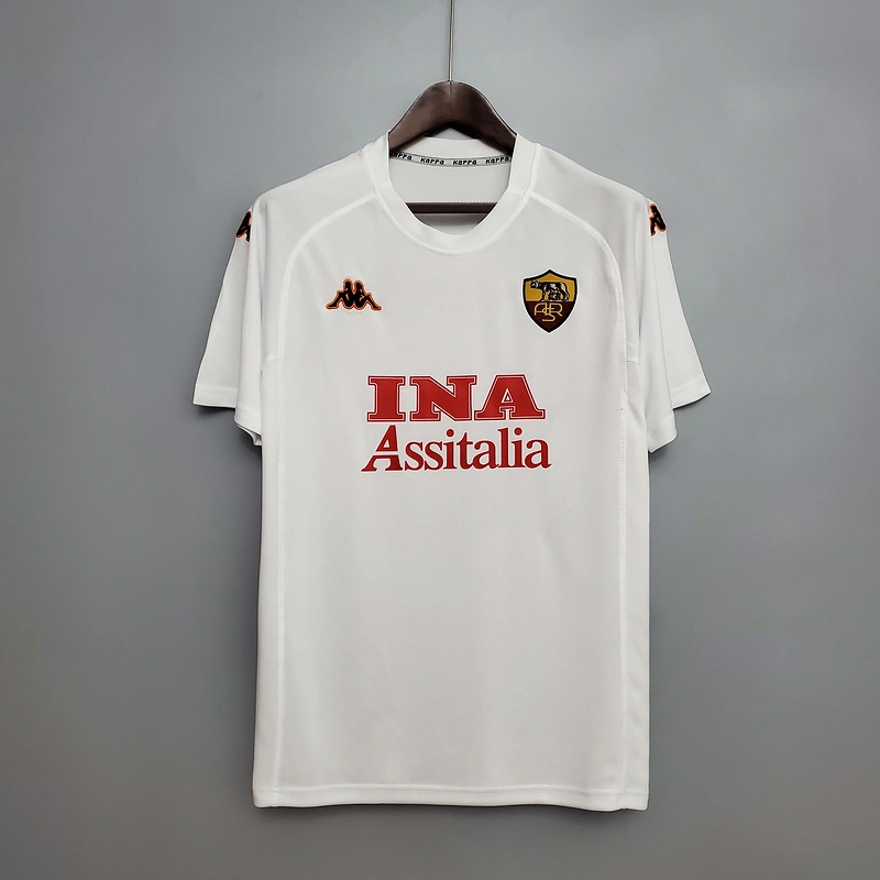 Retro 2000-01 AS Roma away Football jersey retro
