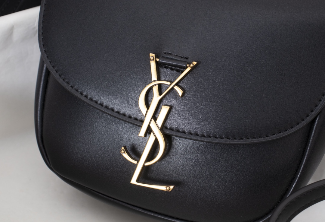 Saint Laurent Kaia Small Smooth Leather Black