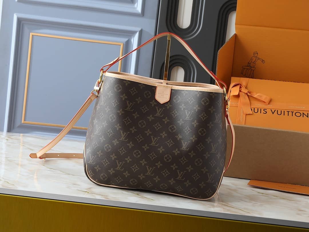 Louis Vuitton Delightful Monogram Bag Brown 40Cm M40352