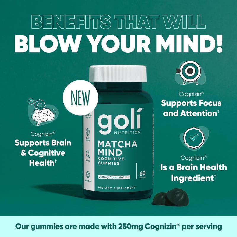 3 Bottles of Goli Best Seller Bundle: Ashwagandha KSM-66, Apple Cider Vinegar, Matcha Mind supplement with Cognizin, Vitamins D2 and B12