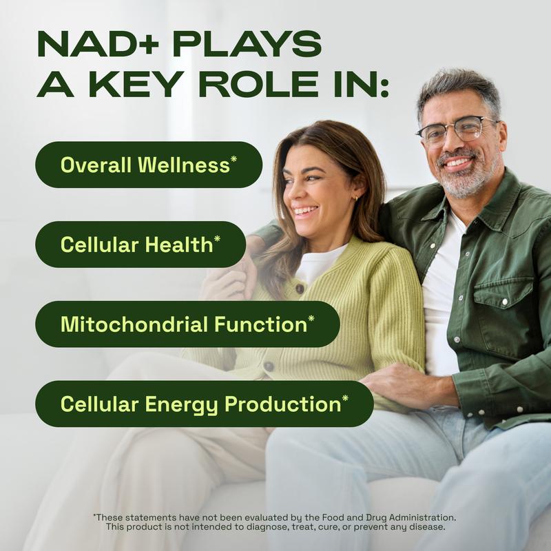 Cata-Kor NAD+ Advanced - NAD+ Supplement for Energy & Healthy Aging - 500mg per Serving - 60 Count (30 Day Supply) - Previously known as Reus Research NR 900
