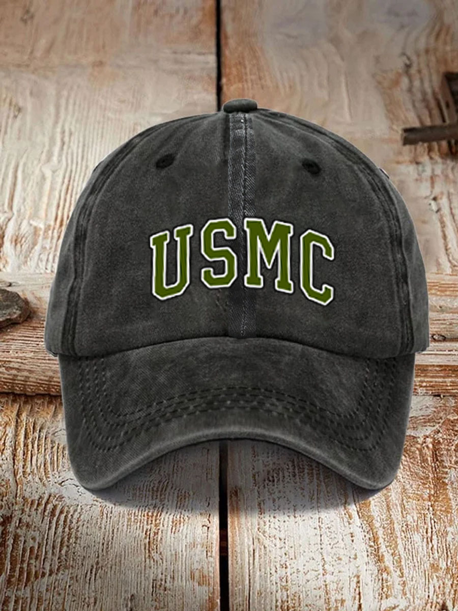 Men's USMC Pattern Washed and Distressed Hats