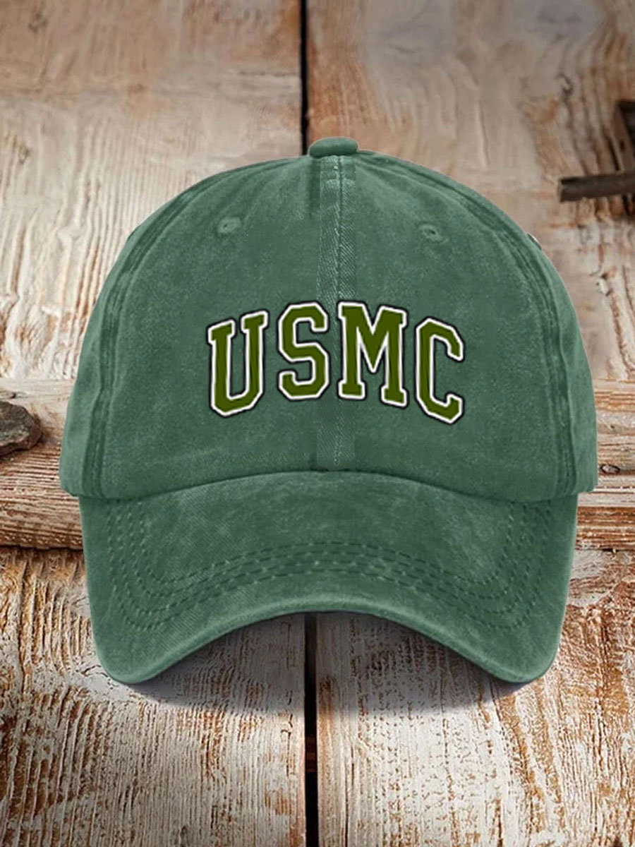 Men's USMC Pattern Washed and Distressed Hats