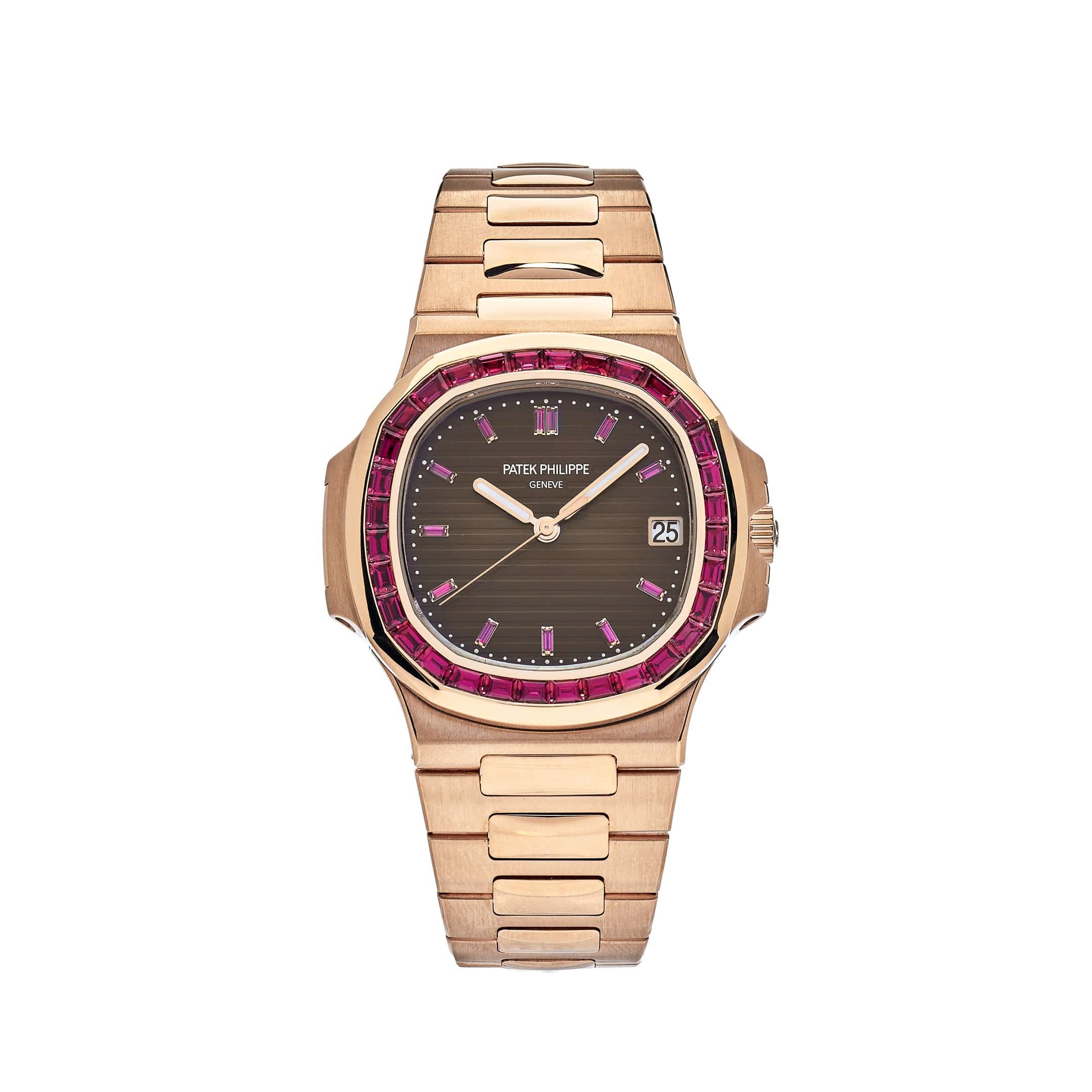 Patek Philippe Nautilus 5723/112R-001 Rose Gold Ruby Bezel