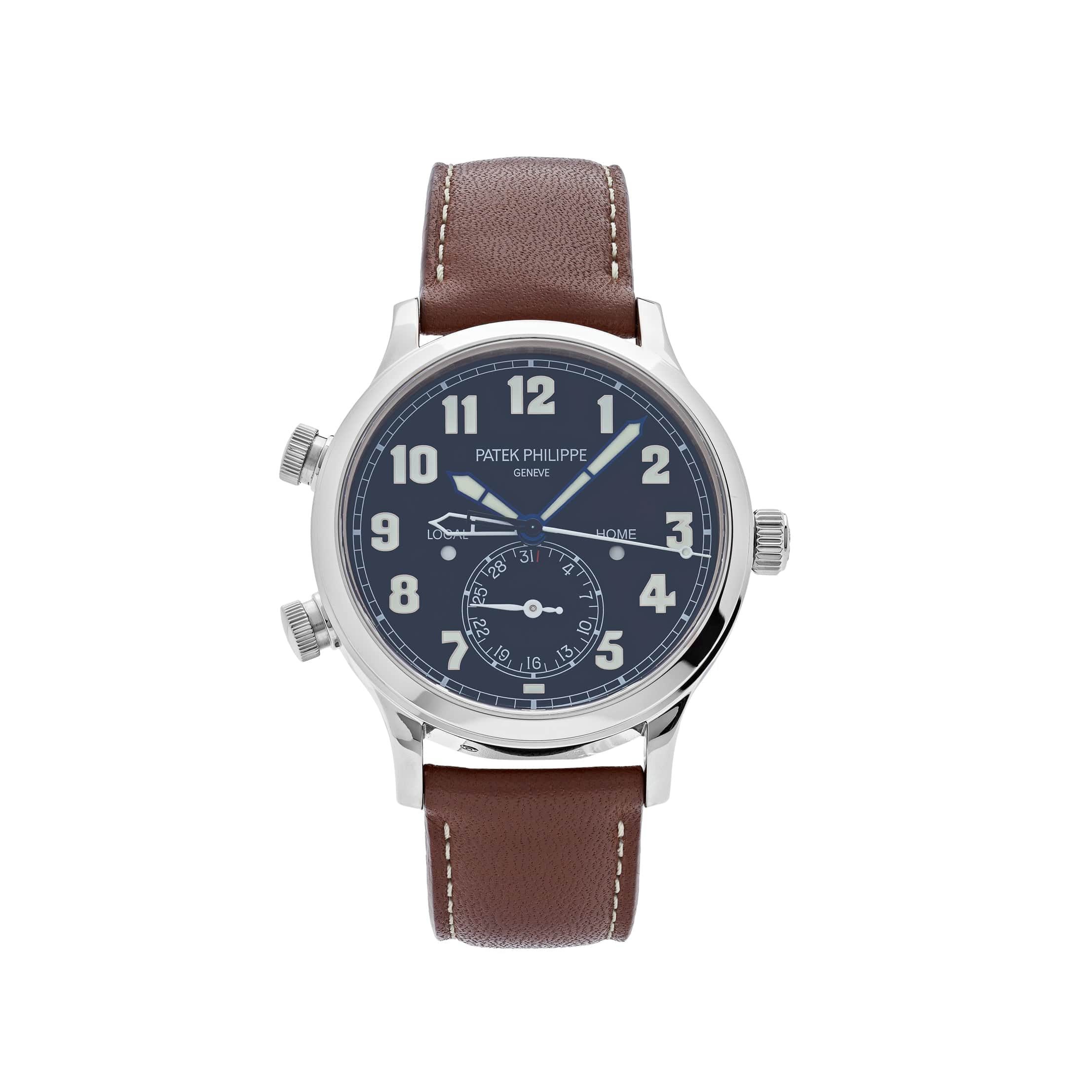 Patek Philippe Calatrava 5524G-001 'Pilot' Travel Time White Gold (2023)
