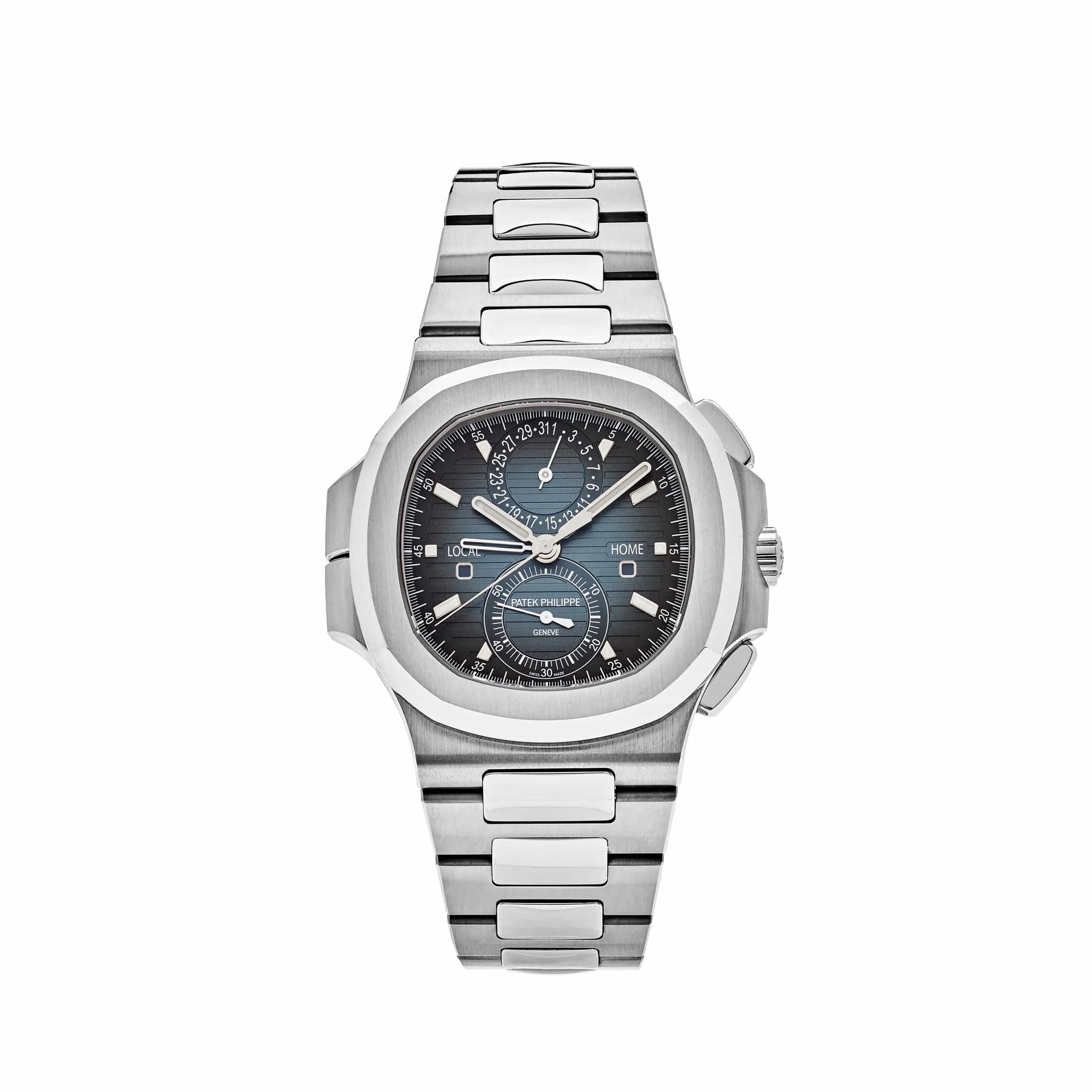 Patek Philippe Nautilus 5990/1A-011 'Travel Time' Flyback Chronograph Stainless Steel Blue Dial (2025)