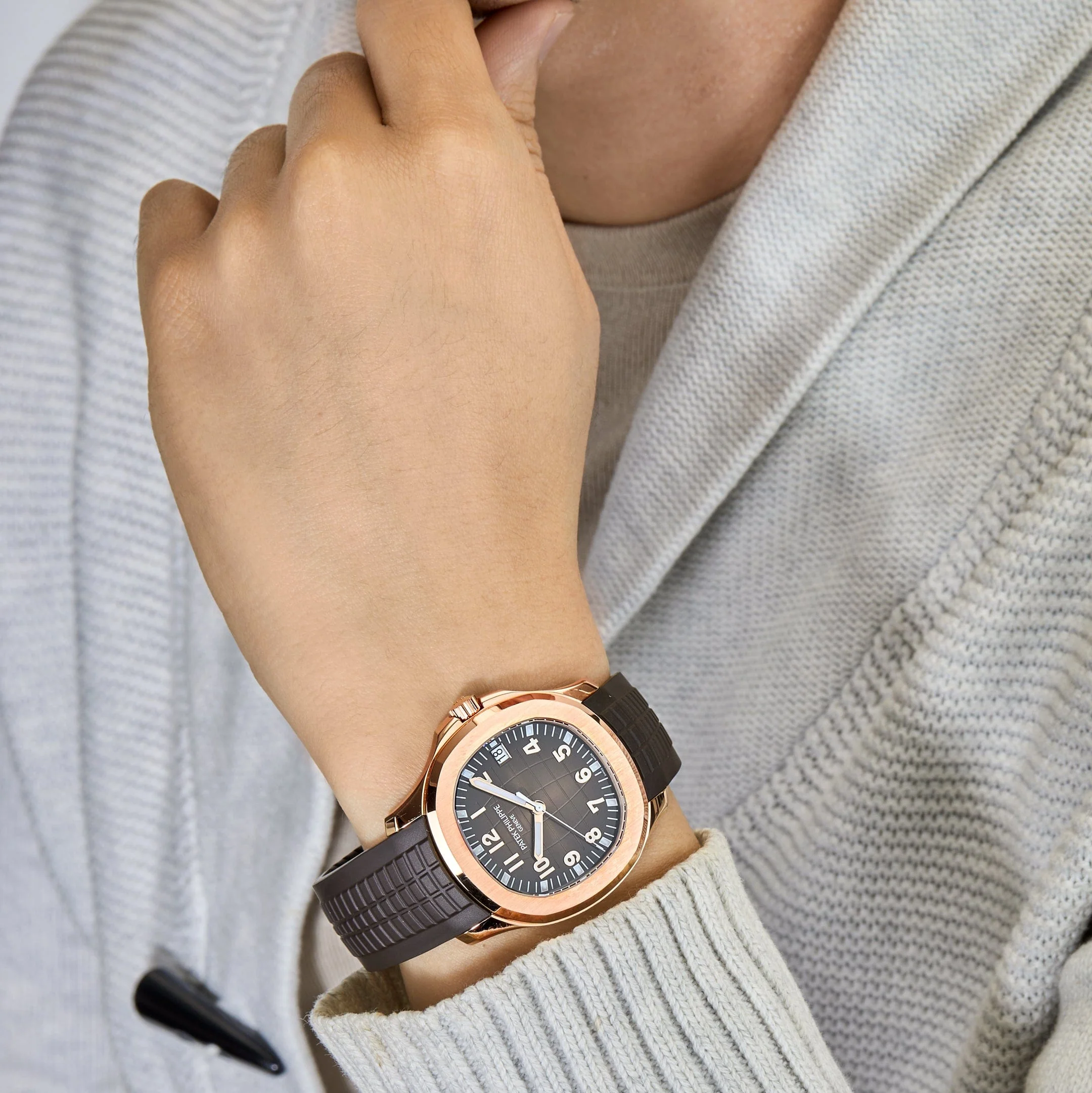 Patek Philippe Aquanaut 5167R-001 Rose Gold Brown Dial (2024)