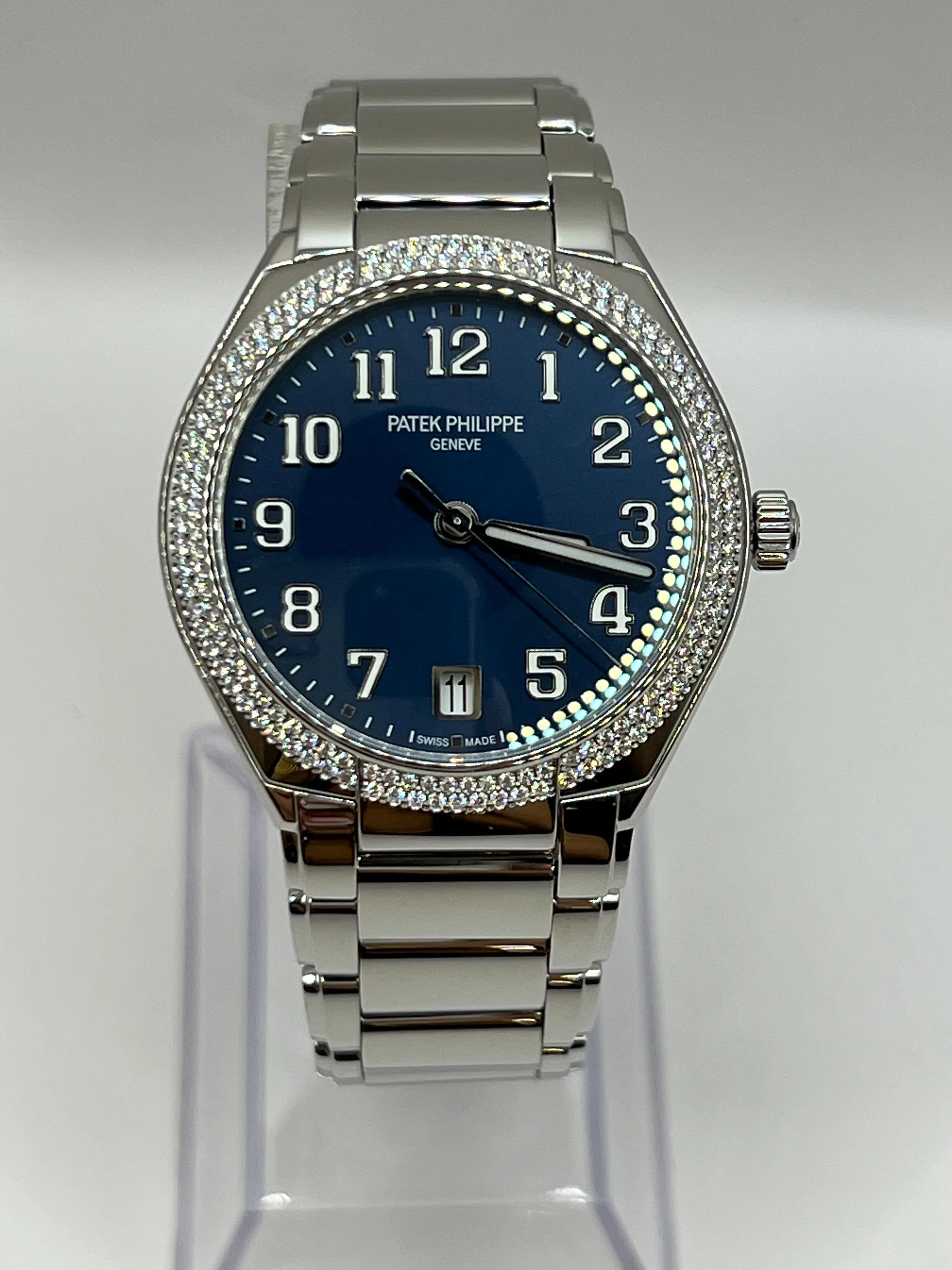 Patek Philippe Twenty-4 7300/1200A-001 'Ladies' Stainless Steel Blue Dial