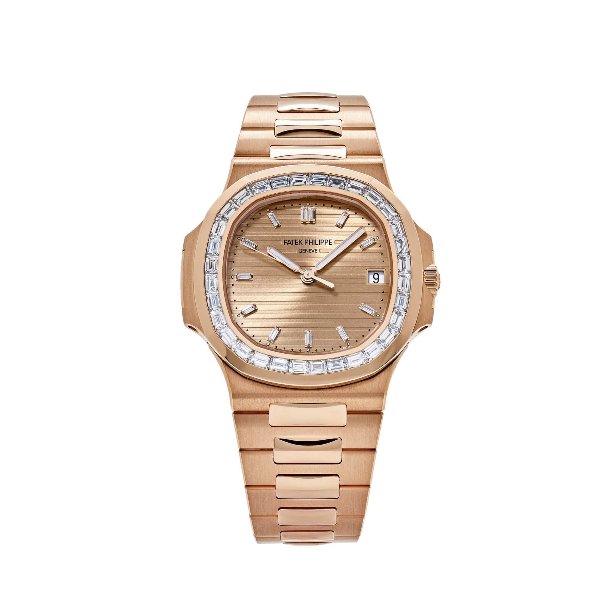 Patek Philippe Nautilus 5723/1R-001 Rose Gold Diamond Bezel (2020)