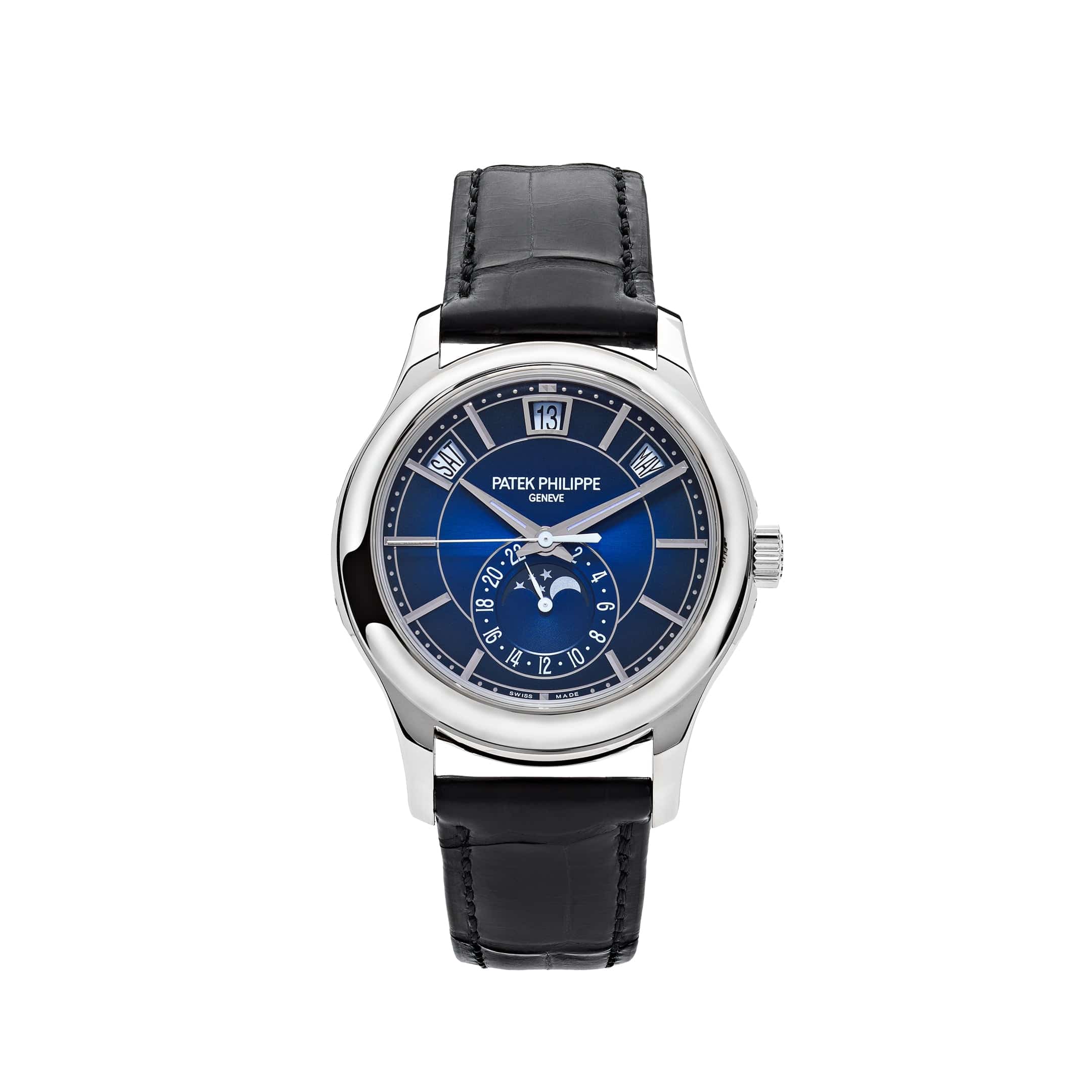 Patek Philippe Complications 5205G-013 Annual Calendar White Gold Blue Dial (2020)