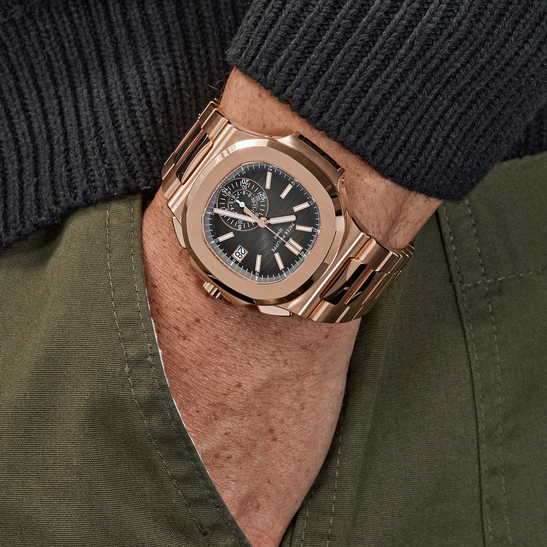 Patek Philippe Nautilus 5980/1R-001 Chronograph Date Rose Gold (2023)