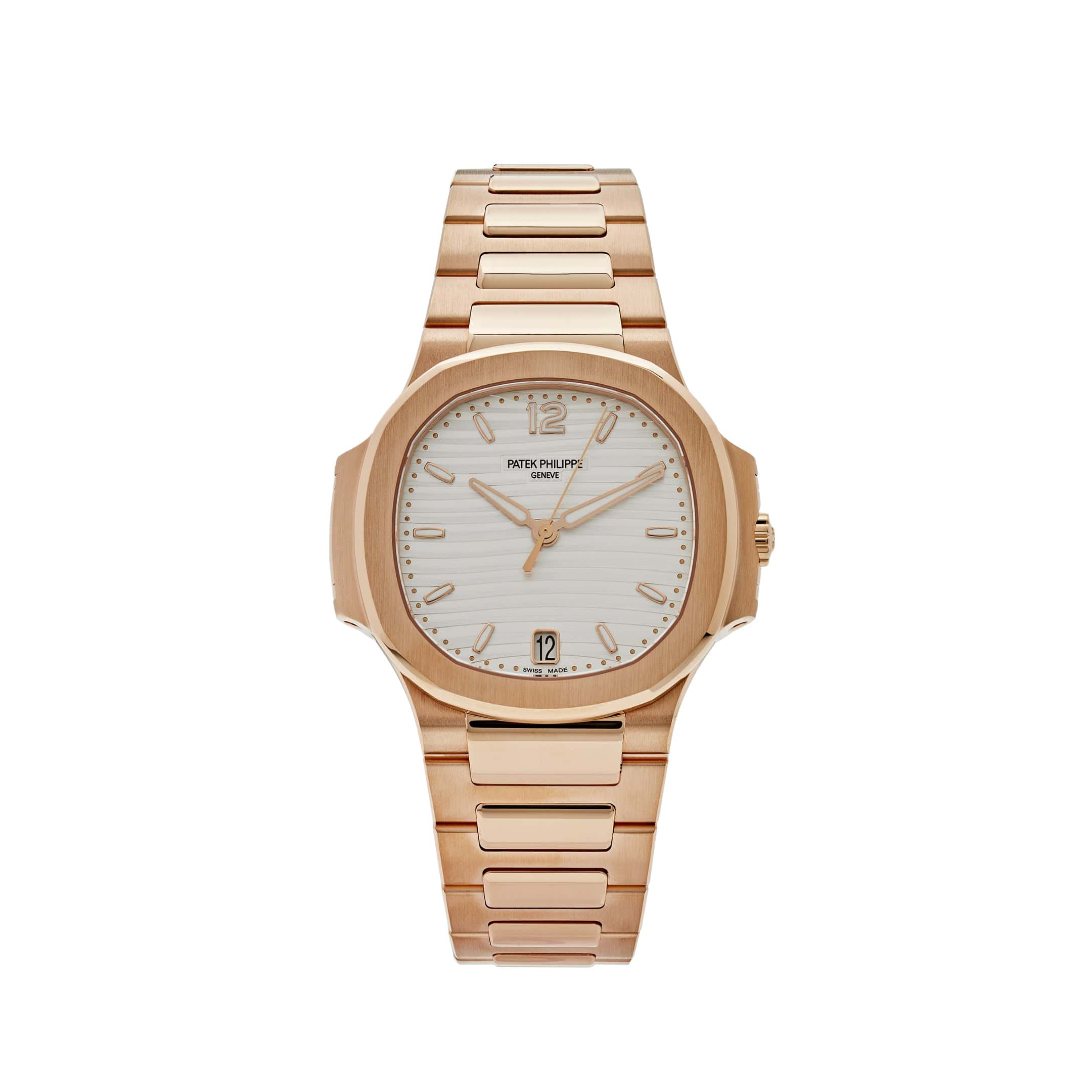 Patek Philippe Nautilus 7118/1R-001 'Ladies' Automatic Rose Gold Silvery Opaline Dial (2022)