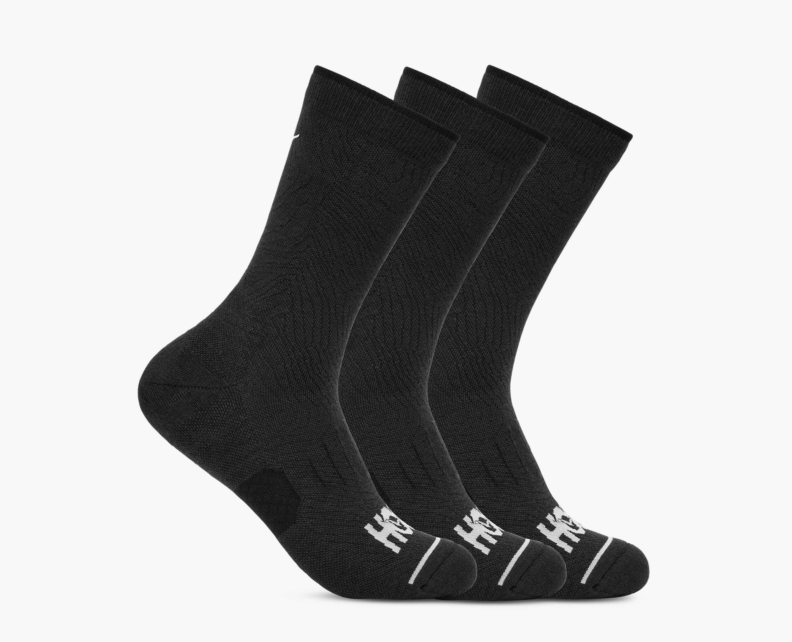 Pack de tres pares de calcetines de media caña para correr