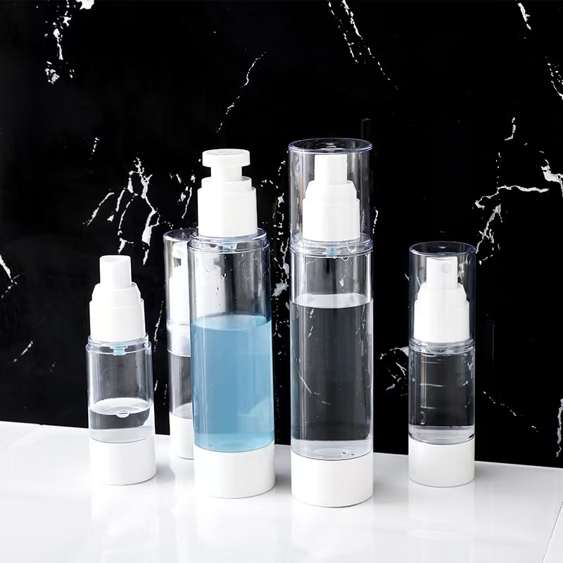 Skin care lotion dispenser, transparent sample bottle, portable for travel（A 6-piece set）
