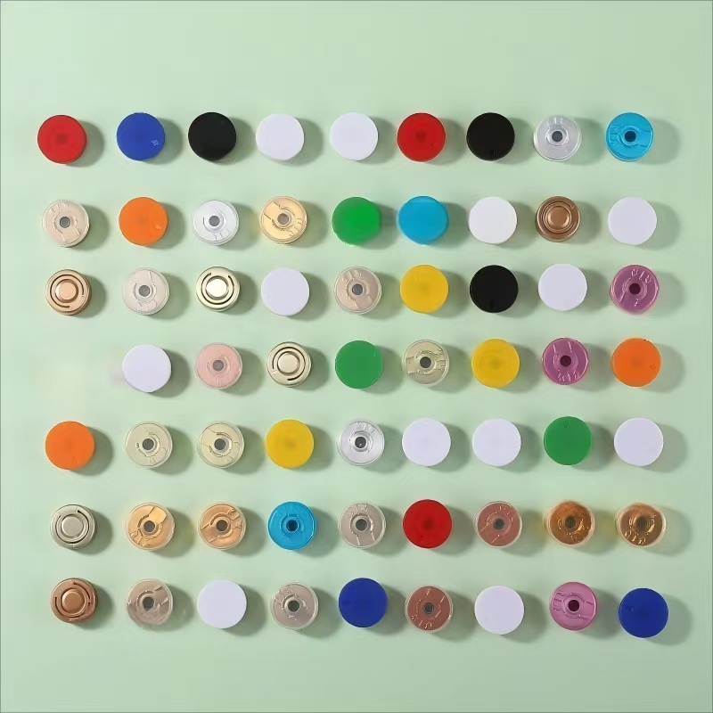 Transparent cosmetic dispenser, sample bottles, supporting custom bottle cap styles and colors（A 10-piece set）