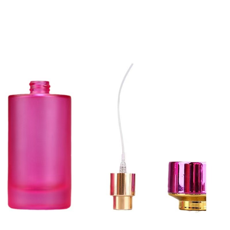 Skin care lotion dispenser, transparent sample bottle, portable for travel（A5-piece set）