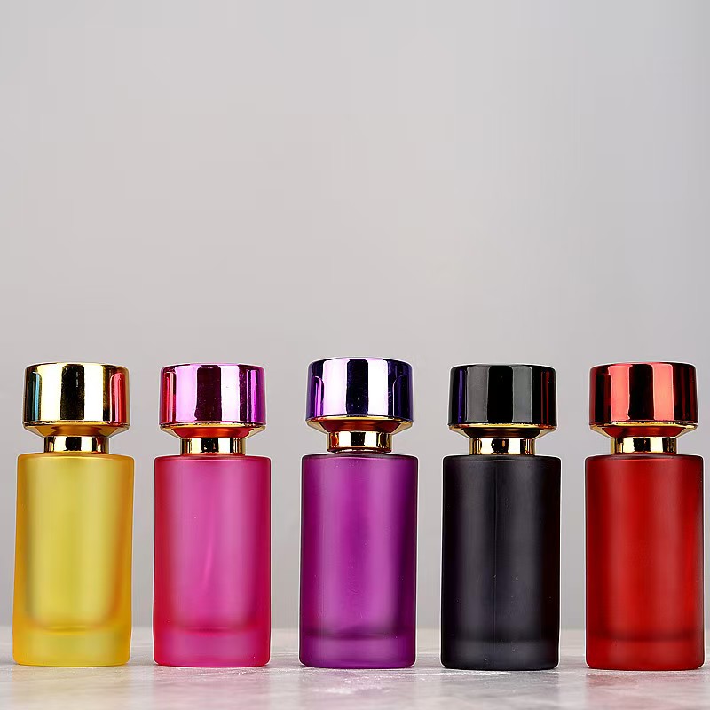 Skin care lotion dispenser, transparent sample bottle, portable for travel(A5-piece set)
