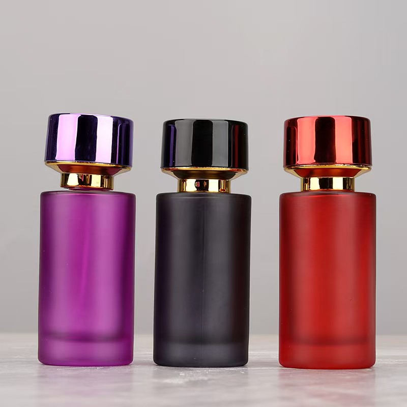 Skin care lotion dispenser, transparent sample bottle, portable for travel(A5-piece set)