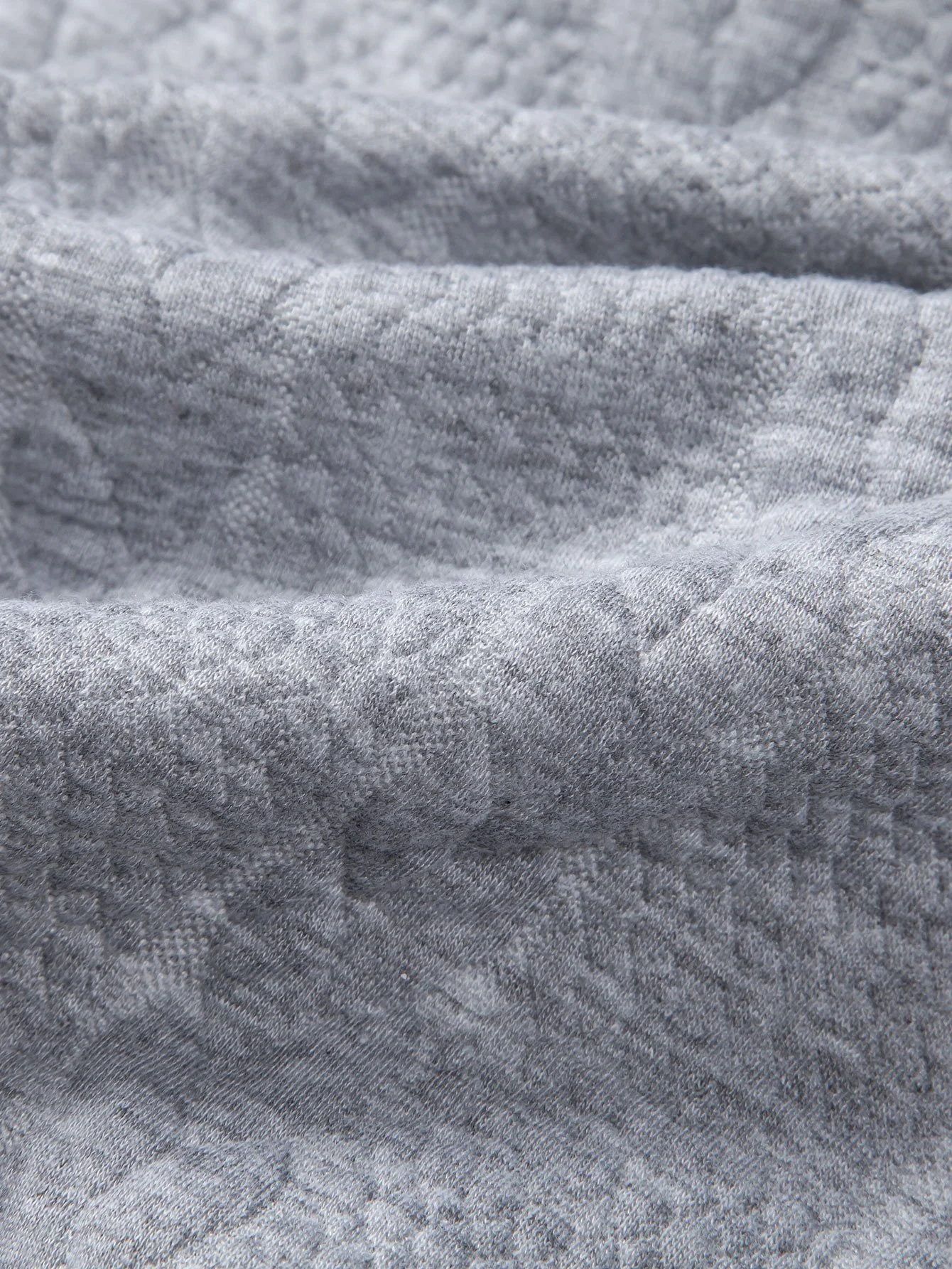 Relax Fit Wheat Jacquard Hoodie