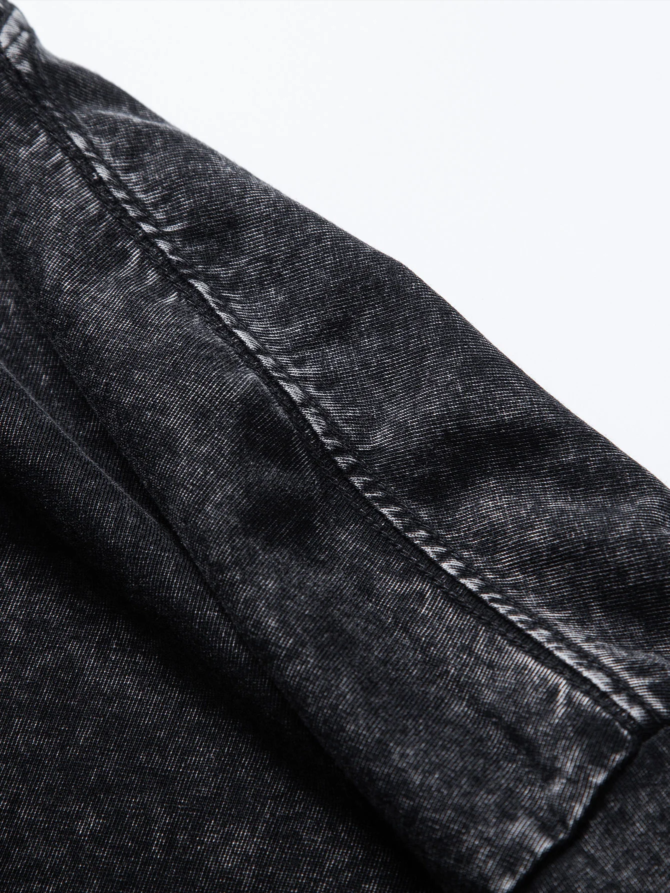 Focus Slogan Print Relax Fit Washed Distressed T-Shirt