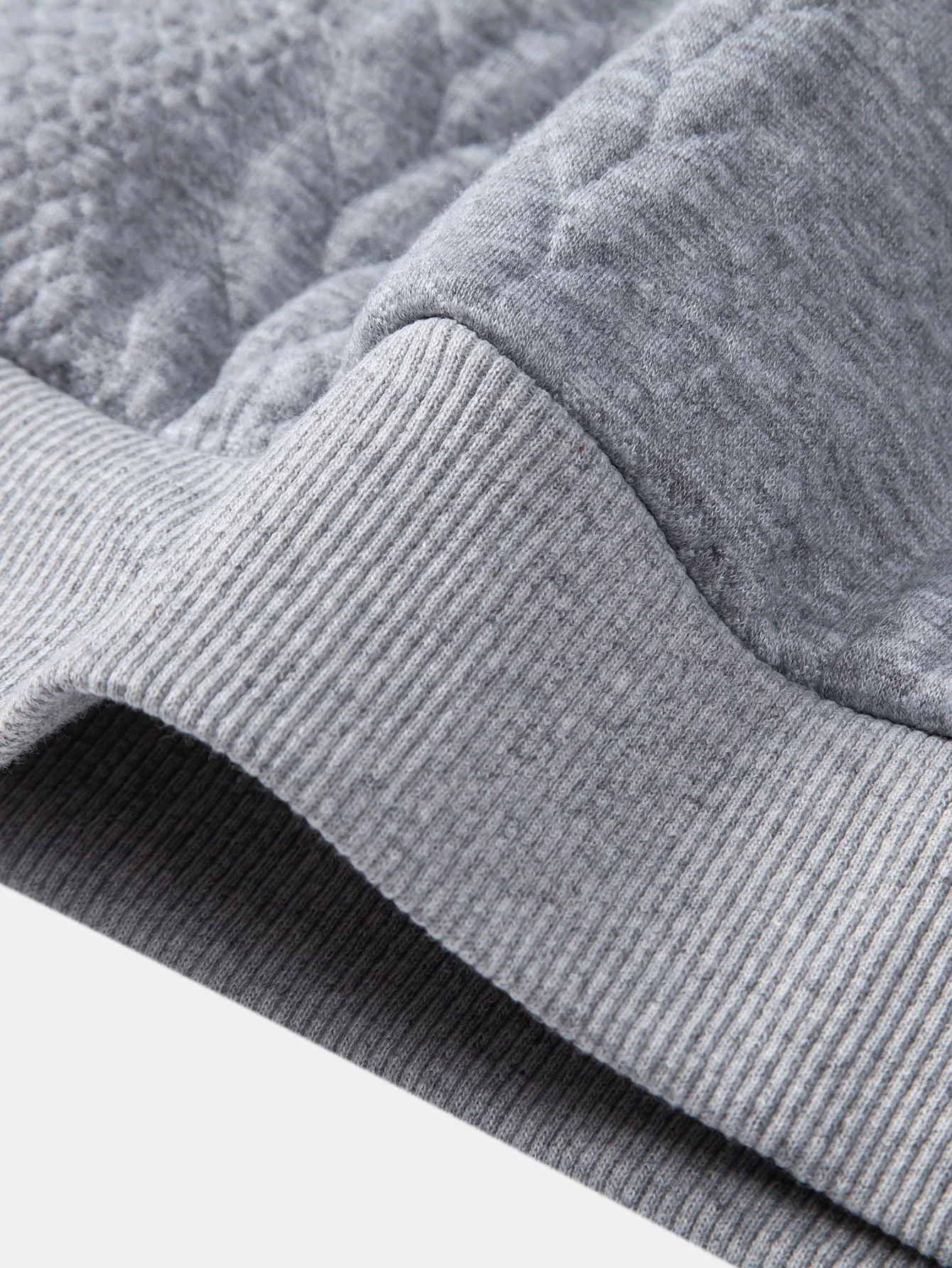 Relax Fit Wheat Jacquard Hoodie