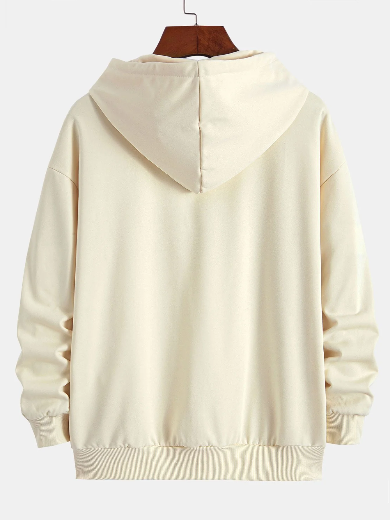 Basic Relax Fit Zip Hoodie