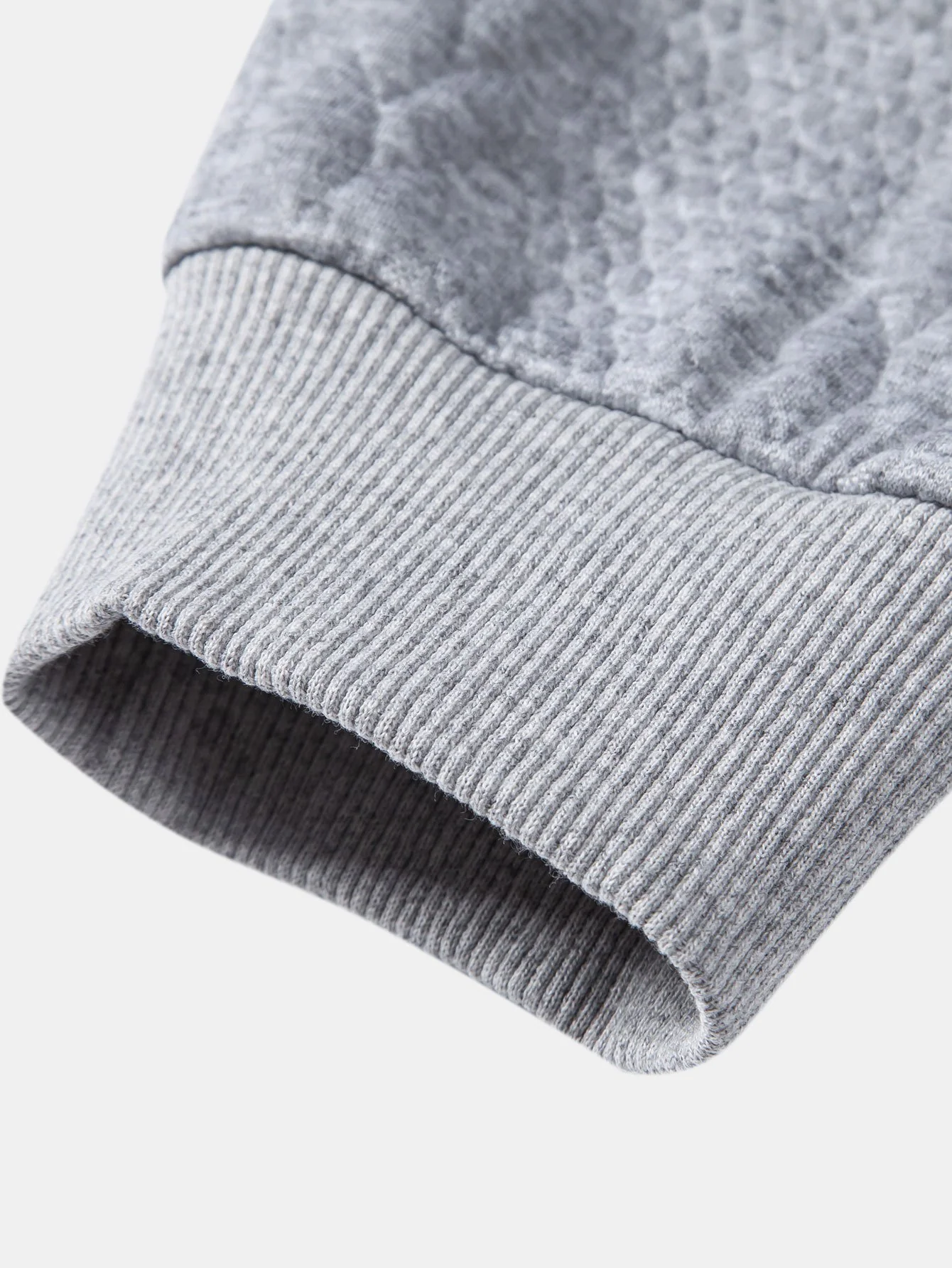 Relax Fit Wheat Jacquard Hoodie