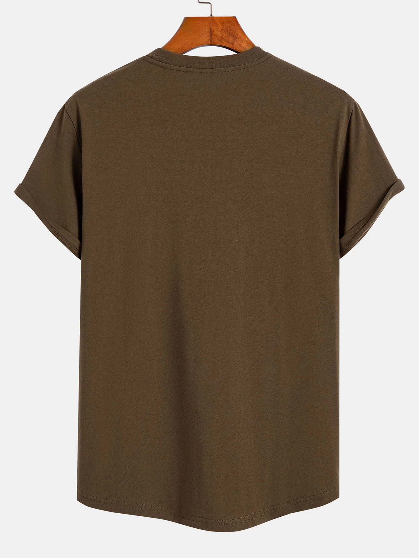 Tokyo Ukiyo-e Print Cotton Arc Hem T-Shirt