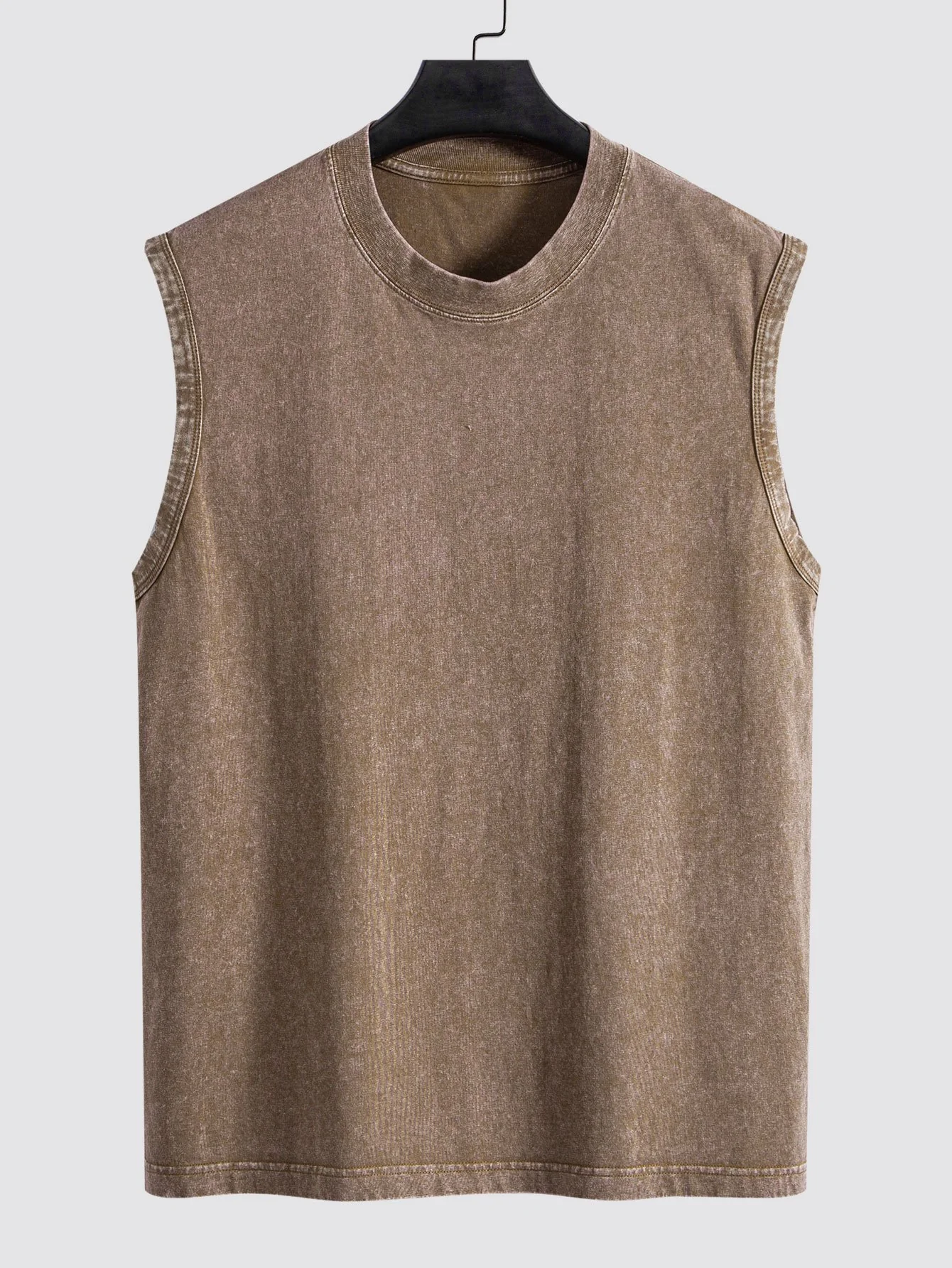 Washed Distressed Tank Top
