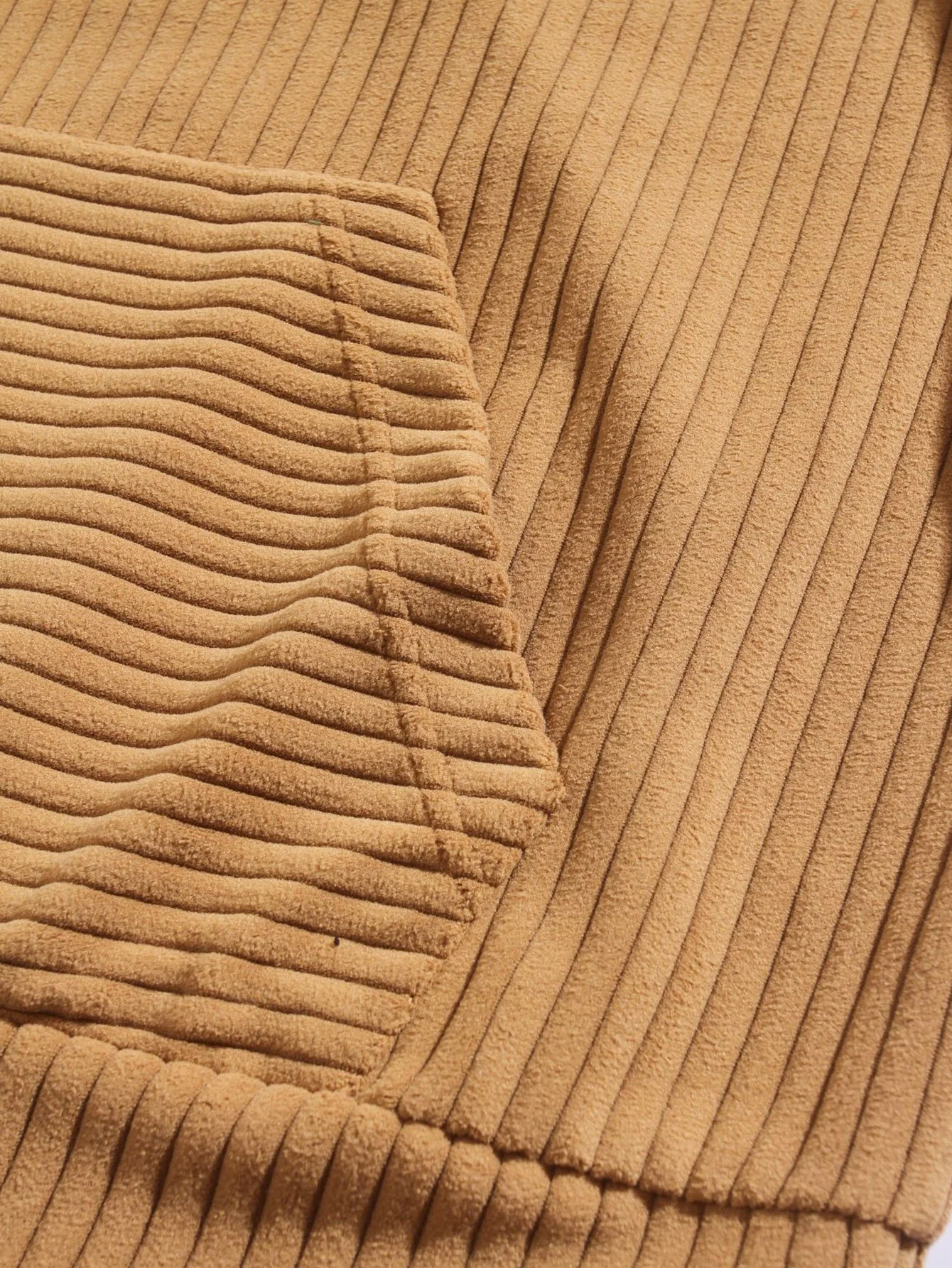 Relax Fit Corduroy Hoodie