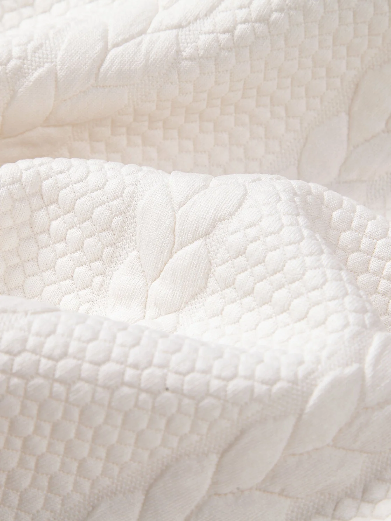 Relax Fit Wheat Jacquard Hoodie