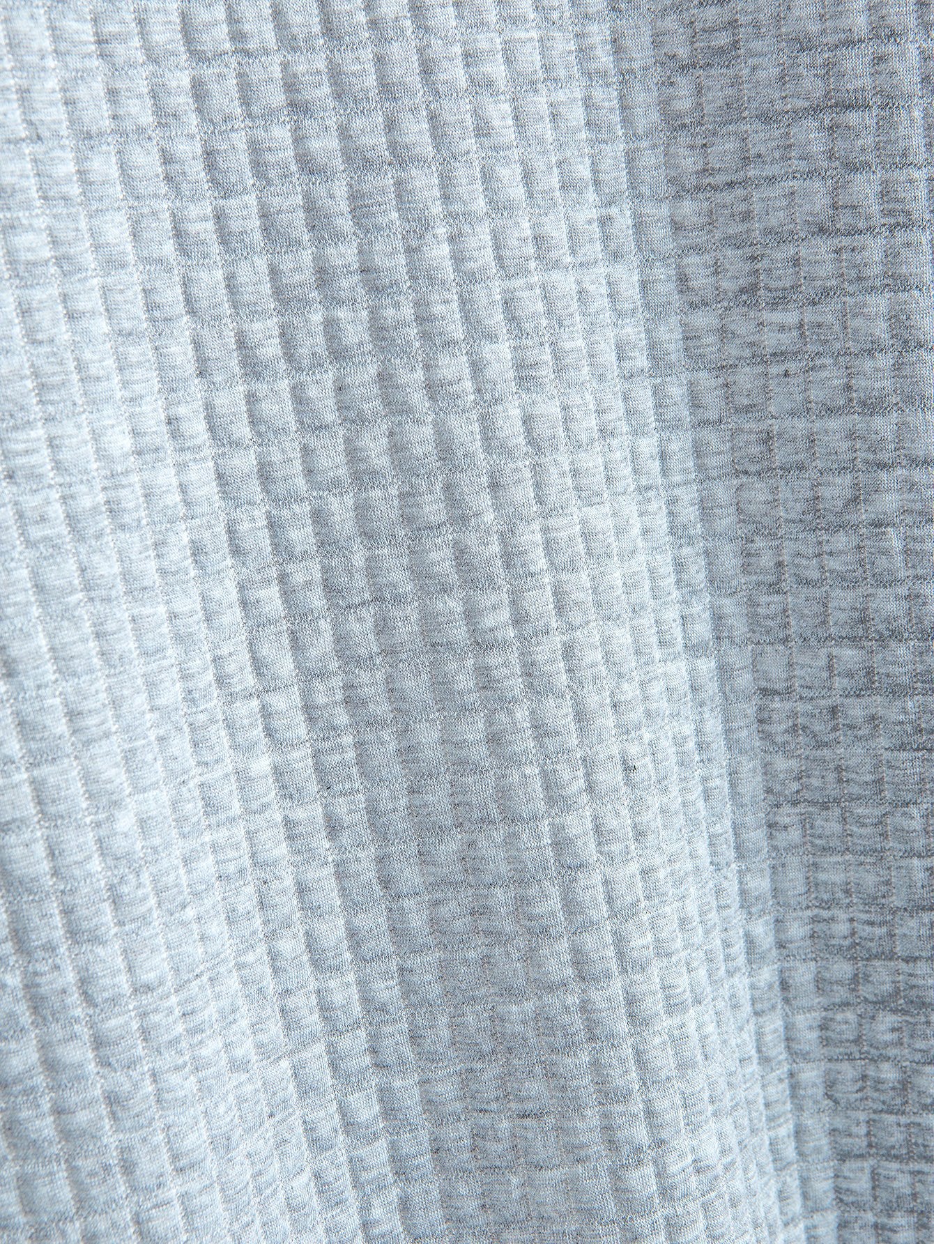 Short Sleeve Waffle Arc Hem T-Shirt