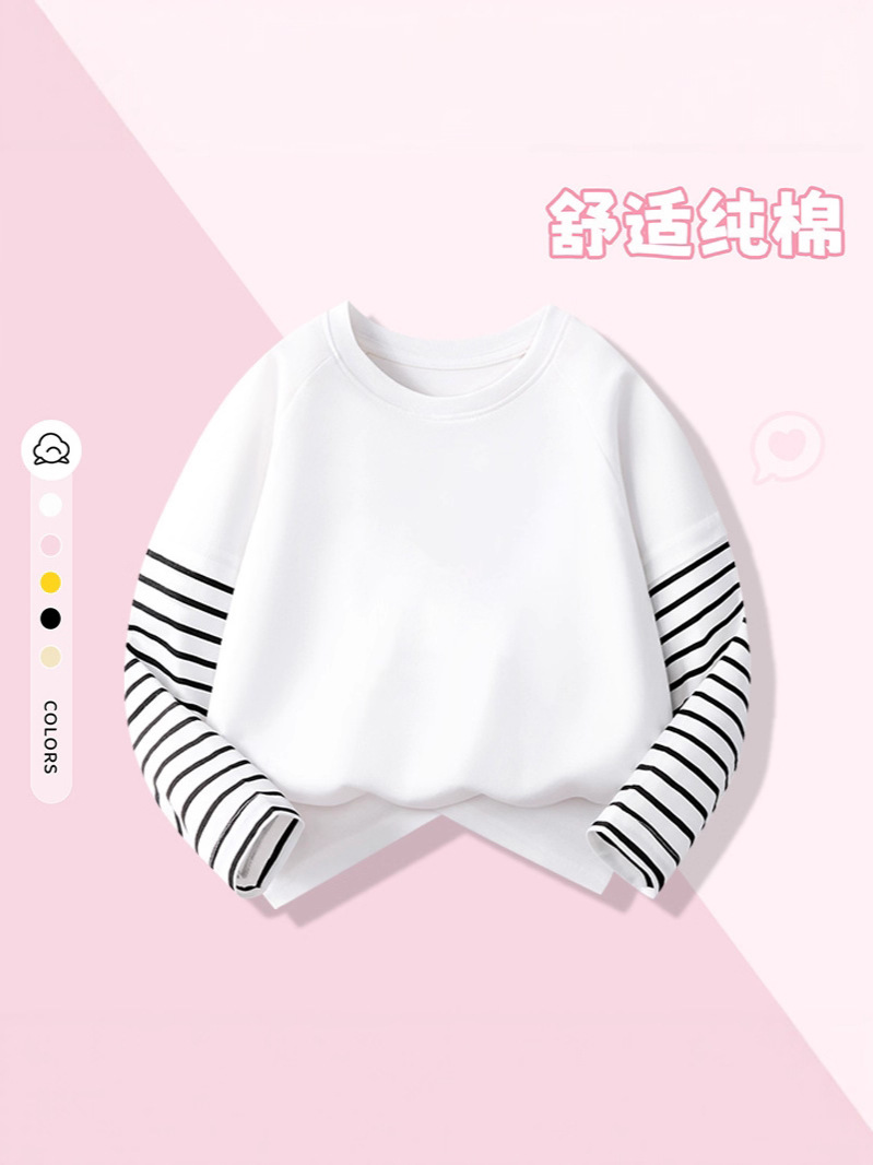 Long-Sleeve Cotton T-Shirt for Girls - Trendy & Stylish Autumn Kids' Top
