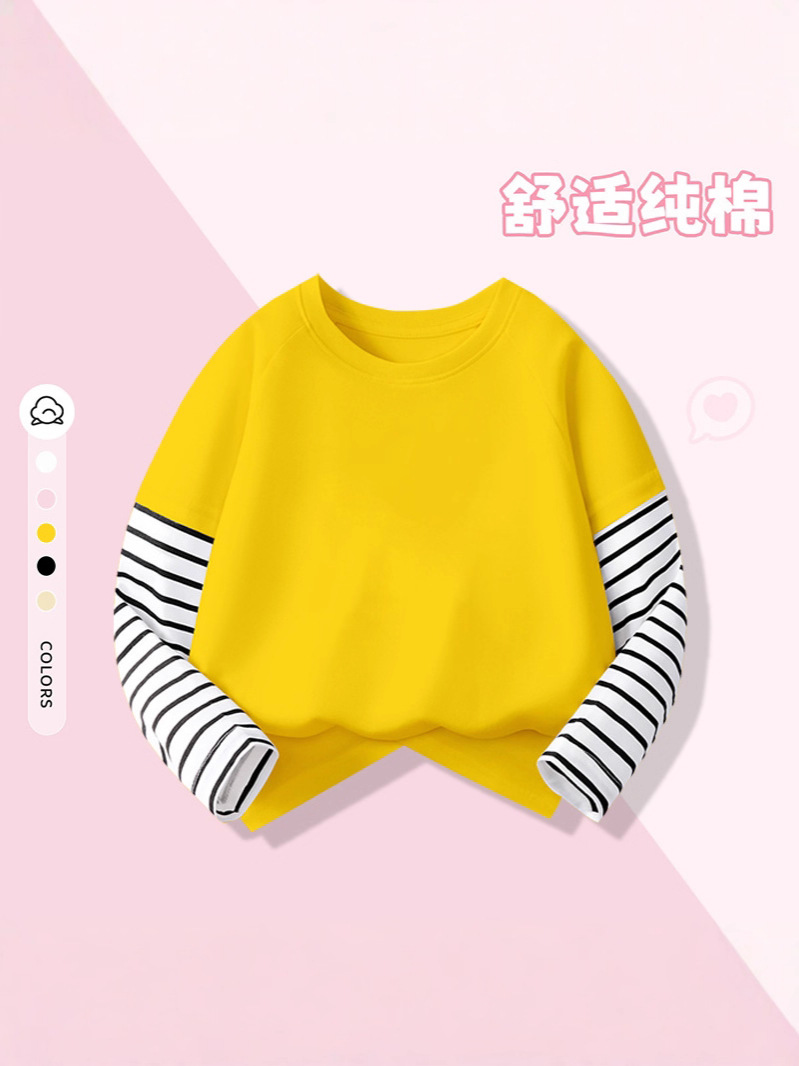 Long-Sleeve Cotton T-Shirt for Girls - Trendy & Stylish Autumn Kids' Top
