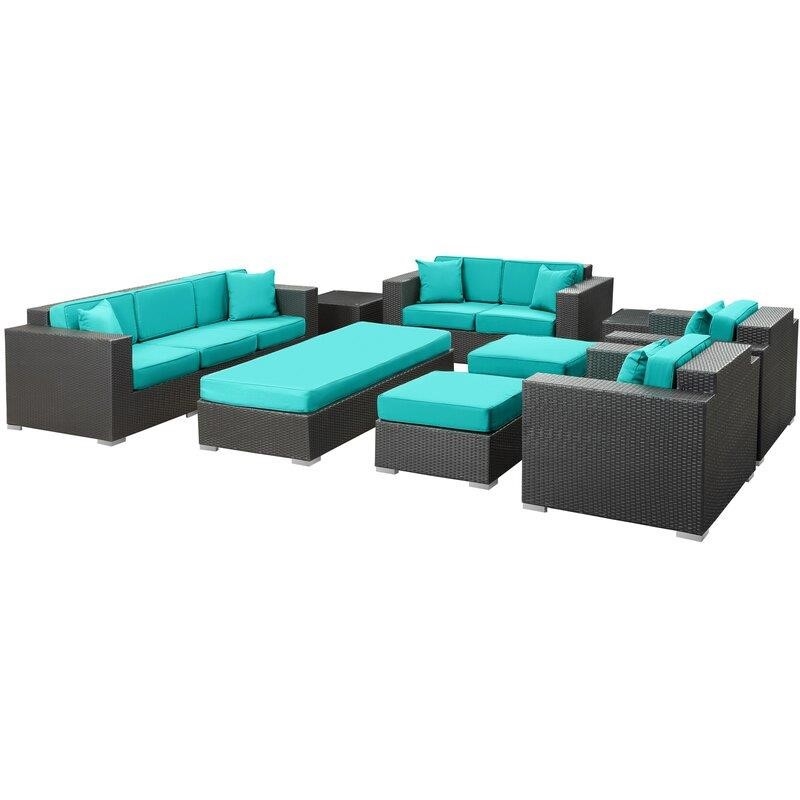 Eclipse 7 - Person Seating Group with Cushions