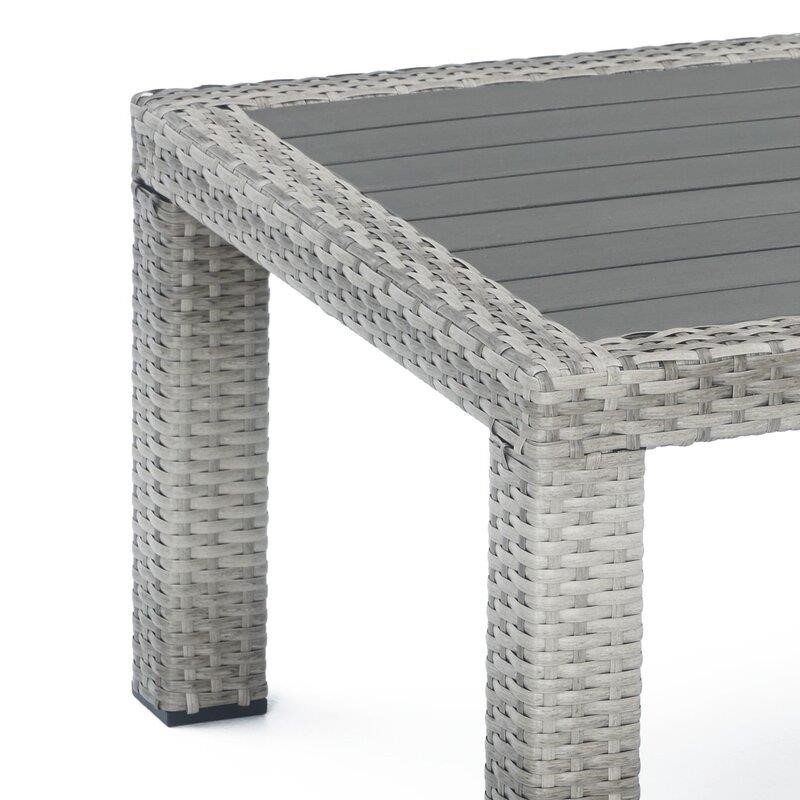 Johana Wicker/Rattan 6 - Person Seating Group with Cushions