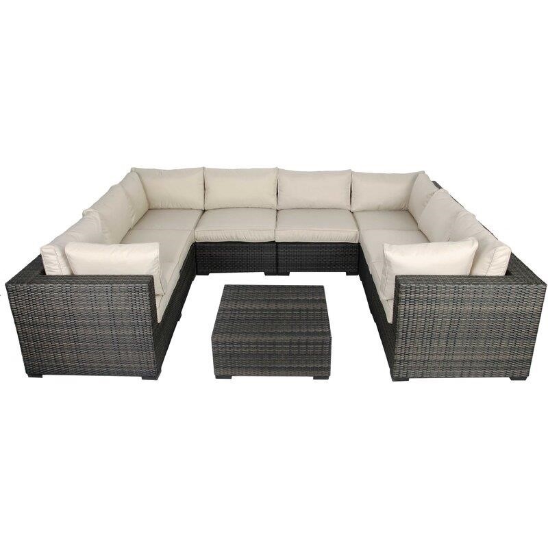 Amarantha 6 - Person Seating Group with Cushions