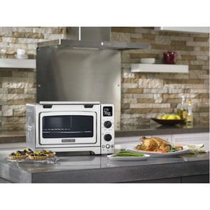1 Cubic Foot Stainless Steel Convection Countertop Oven