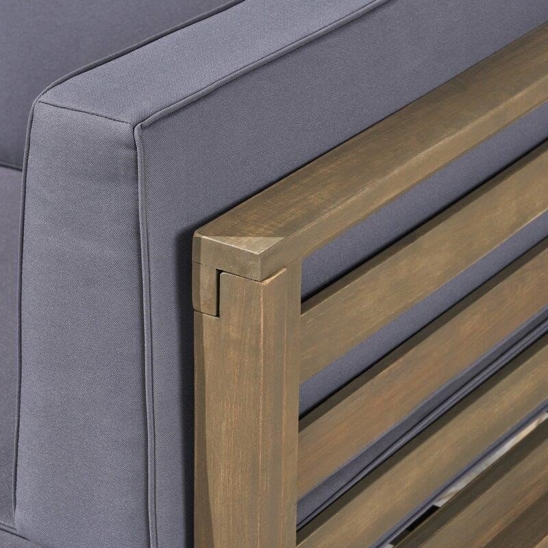 Patson Solid Wood 8 - Person Seating Group with Cushions