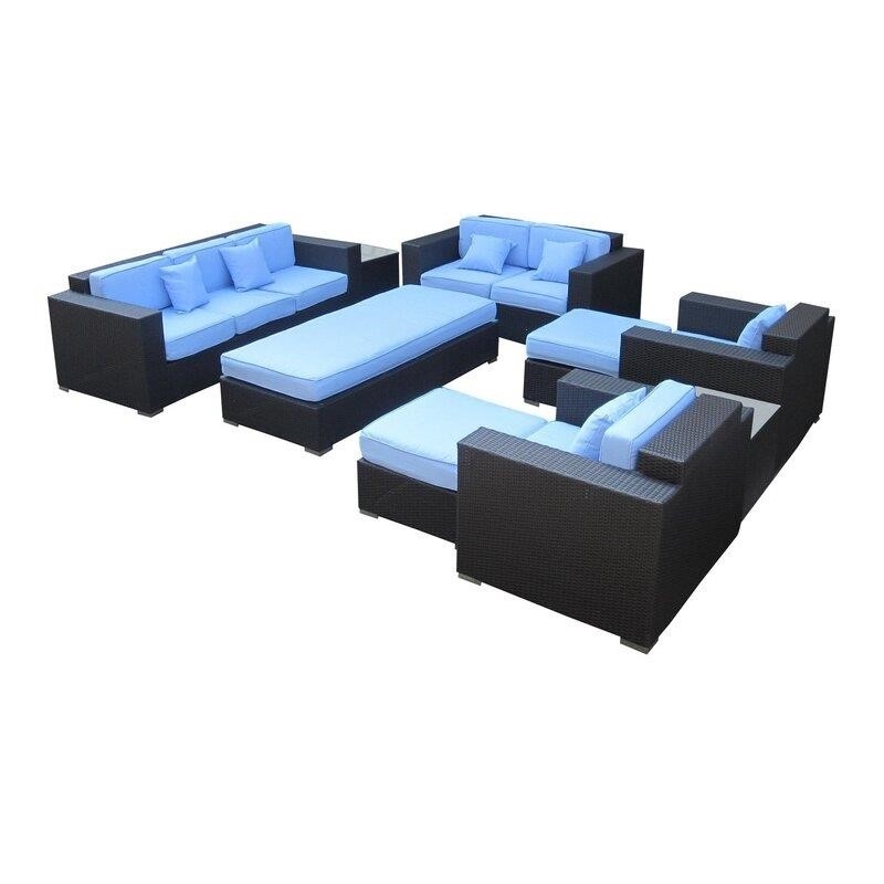 Eclipse 7 - Person Seating Group with Cushions