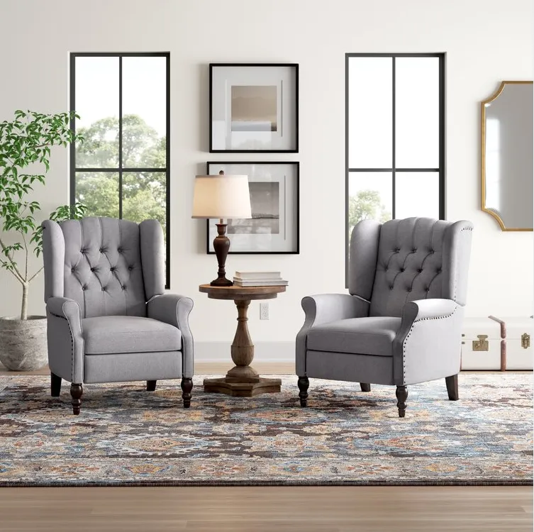 Val 28.50'' Manual Wing Recliner (Set of 2)