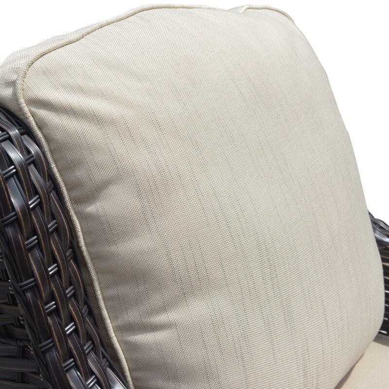 Melanson Wicker/Rattan 5 - Person Seating Group with Cushions