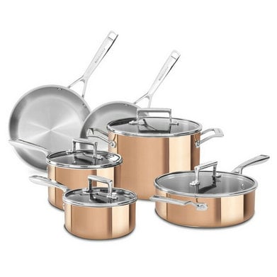 KitchenAid 10 Piece Aluminum Cookware Set
