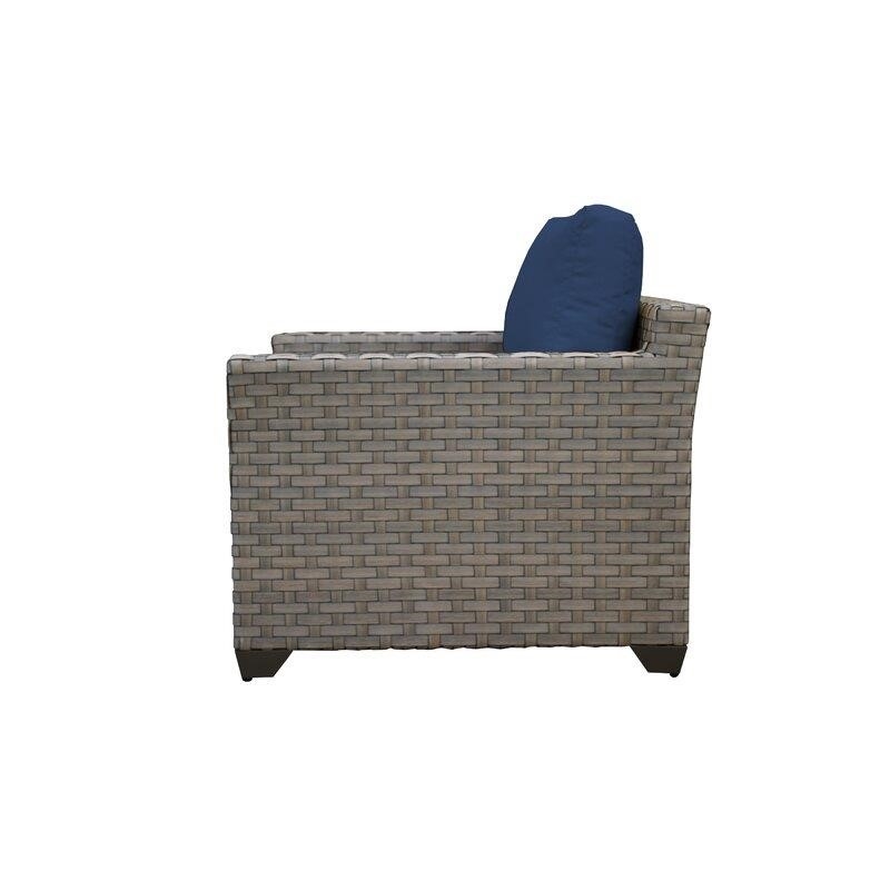 Rochford Wicker/Rattan 7 - Person Seating Group with Cushions