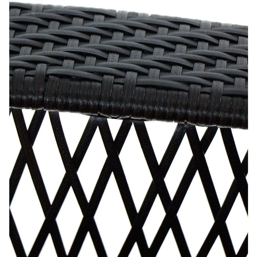 Orleans 5-Piece Steel Patio Fire pit Conversation Set with Sahara Sand Cushions and 26 in. Square Fire pit Side Table