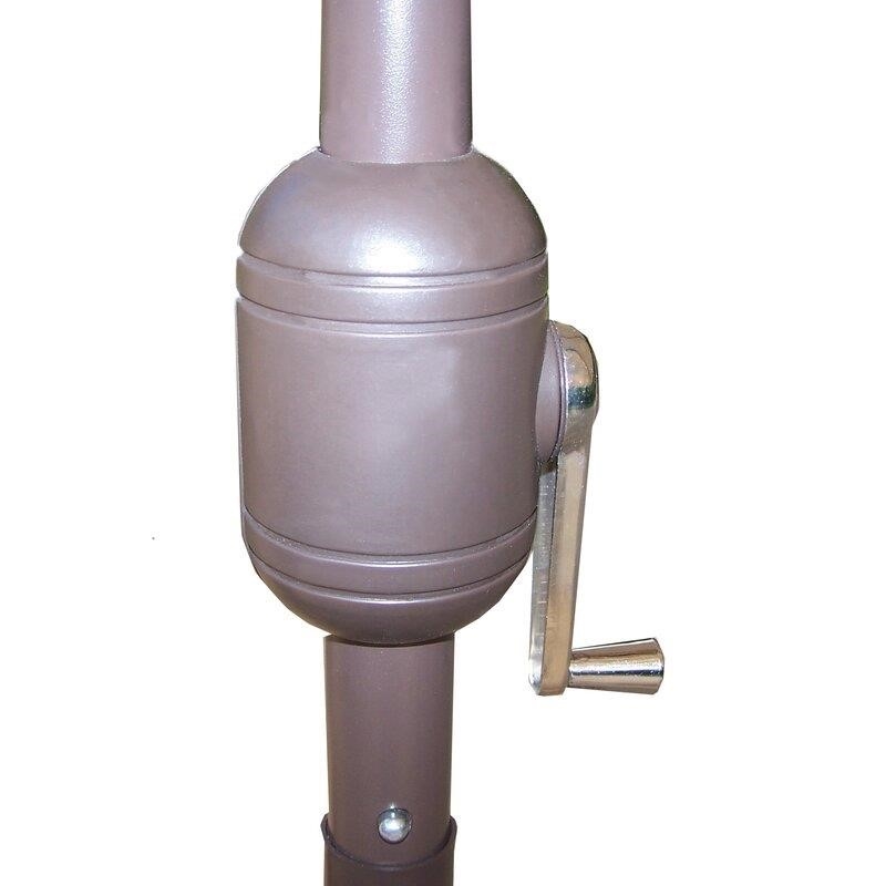 Wendling Round 4 - Person Aluminum Bar Height Dining Set with Cushions and Umbrella