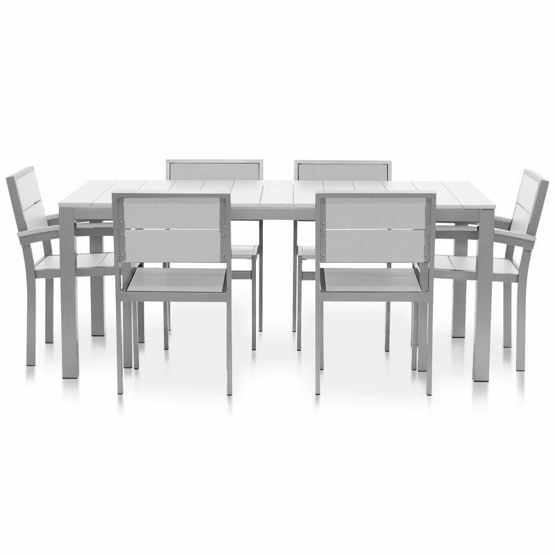 Fiona Rectangular 6 - Person 72'' Long Dining Set