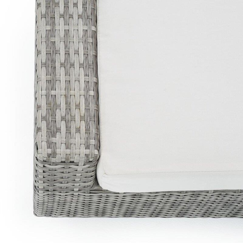 Castelli Wicker/Rattan 2 - Person Seating Group with Cushions